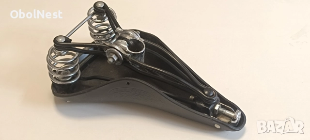 Седалка за велосипед - Brooks B66 S | Оригинална | Eстествена кожа, снимка 6 - Части за велосипеди - 52622408