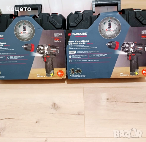 12 V Акумулаторни безчеткови винтоверти Parkside Performance, снимка 13 - Винтоверти - 53491041