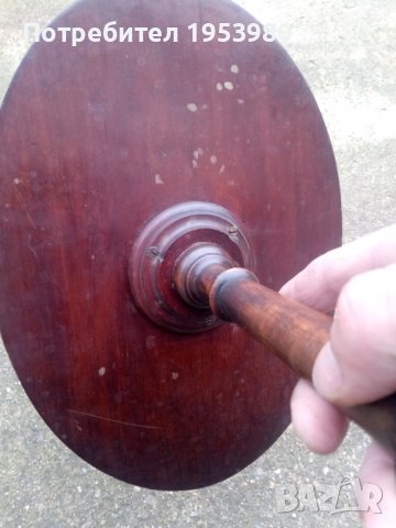 Стара дървена масичка, снимка 6 - Антикварни и старинни предмети - 39464216