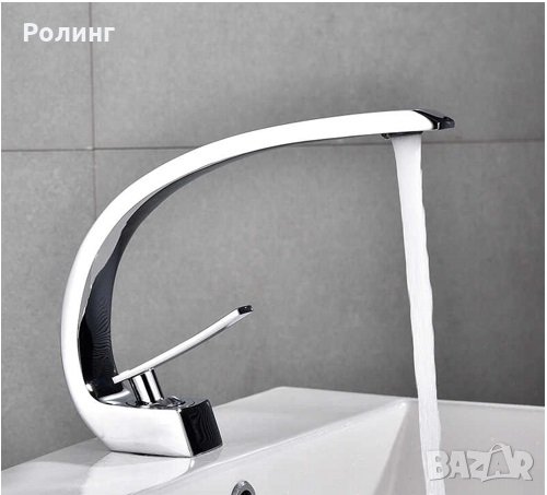 Луксозен смесител за умивалник с модерен дизайн AQUAFEAST-LUXORY Т-113 №143566, снимка 2 - Смесители - 28338374