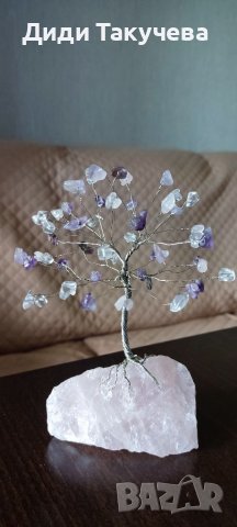Дърво на живота, късмета, любовта от естествени камъни. Фън Шуй. , снимка 13 - Декорация за дома - 16388161