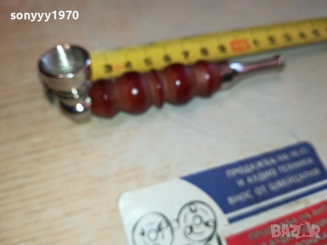 ЛУЛА ЗА ПУШЕНЕ-МЕТАЛ И ДЪРВО 1101241132, снимка 14 - Лули - 43757958