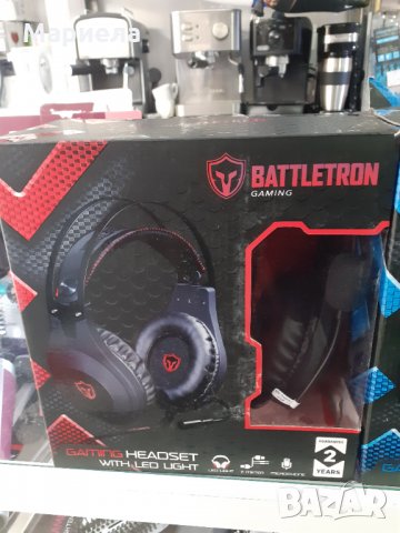 Геймърски слушалки с микрофон и подсветка Battletron Gaming-Headset, снимка 5 - Слушалки и портативни колонки - 32432445