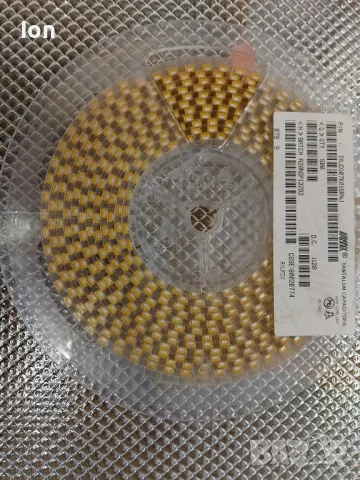 100uF/16V танталови кондензатори +/-10%