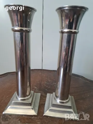 два свещника от неръждаема стомана   5/2