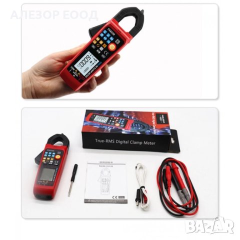 Амперклещи и мултицет 2в1, За ток AC/DC, напрежение AC/DC 20204400, снимка 2 - Други машини и части - 43862074