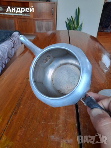 Стар алуминиев чайник #10, снимка 5 - Антикварни и старинни предмети - 37801313