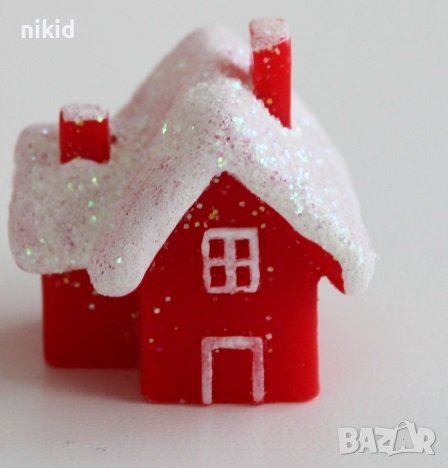 3d Малка къща къщичка силиконов молд форма фондан гипс свещ смола, снимка 2 - Форми - 38267267