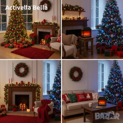 Декоративен LED фенер - камина, снимка 3 - Декорация за дома - 52539967