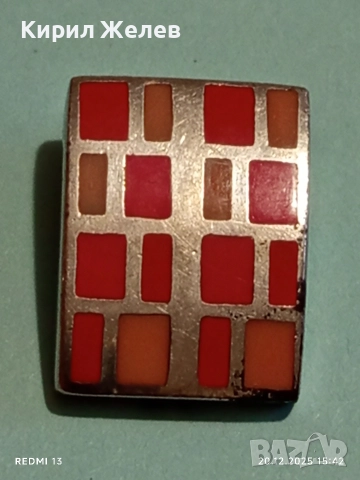 ВИНТИДЖ СРЕБЪРНА ВИСУЛКА с ЦВЕТЕН ЕМАЙЛ РЕТРО АРТ БИЖУ 45646, снимка 8 - Колиета, медальони, синджири - 52858006