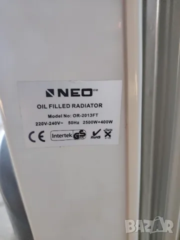 Маслен радиатор NEO, снимка 4 - Радиатори - 48554946