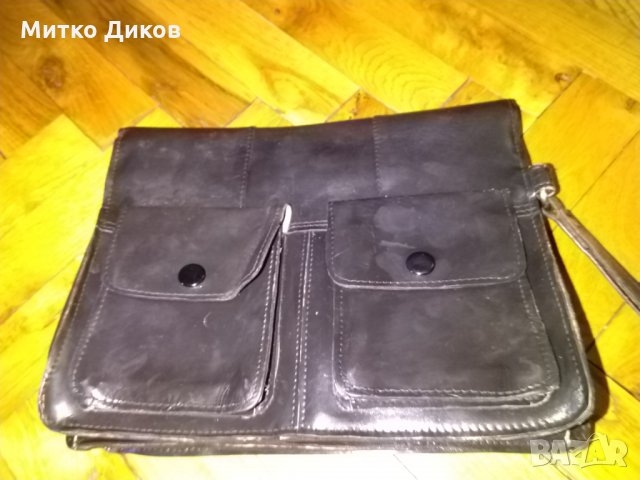 Чанта за ръка Капица естествена кожа 24х19х9см, снимка 6 - Чанти - 27406155