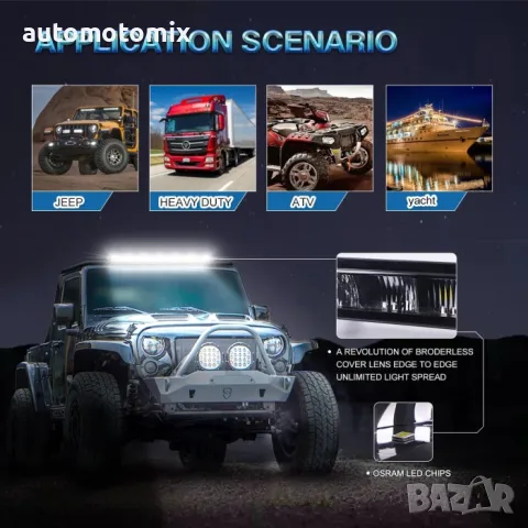 Лед бар 12-24V, 150W, 100см - 63485, снимка 4 - Аксесоари и консумативи - 48111324