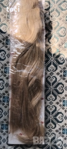 Дълги руси кичури чисто нови, снимка 2 - Аксесоари за коса - 52454856