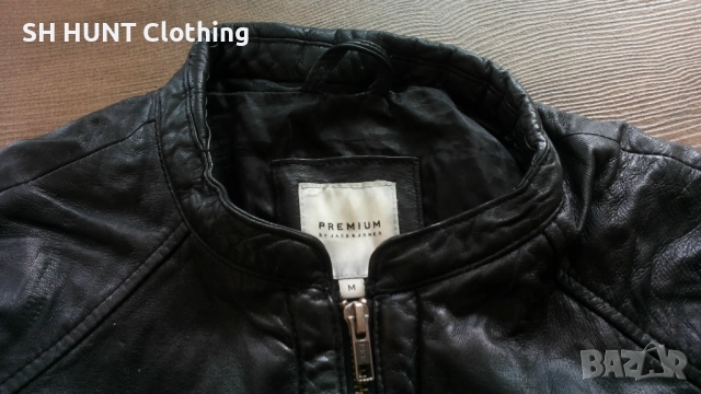Jack & Jones Lamb Leather Jacker Размер M мъжко яке естествена кожа 4-57, снимка 10 - Якета - 52226773