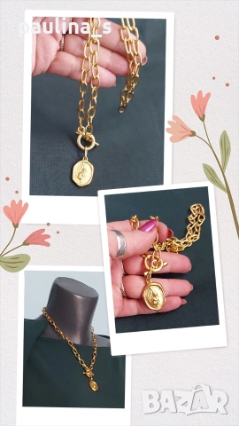 Шест различни броя / Колиета тип чокър, гердани ръчна изработка , снимка 17 - Колиета, медальони, синджири - 37271624