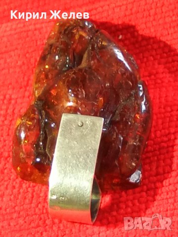 НАД 27000 ОБЯВИ - За ВСЕКИ по НЕЩО! ОГРОМЕН 100% НАТУРАЛЕН БАЛТИЙСКИ КЕХЛИБАР в СРЕБЪРЕН ОБКОВ 27199, снимка 8 - Колиета, медальони, синджири - 36827949