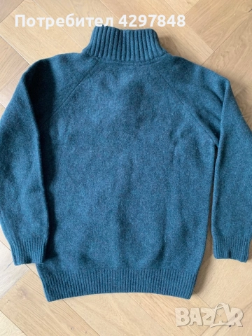Barbour Essential Wool Sweater, M размер, снимка 3 - Пуловери - 52292555