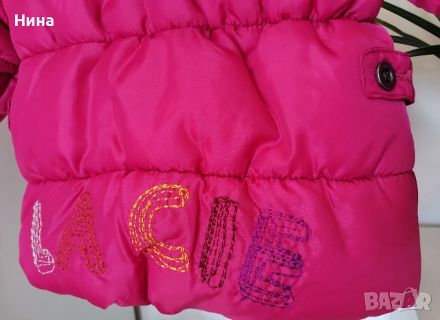 Детско сладко яке в циклама с бродерия 🐱, снимка 6 - Бебешки якета и елеци - 39526345