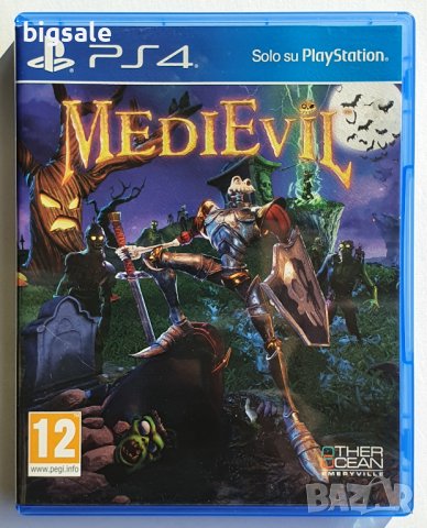 Перфектен диск с игра MediEvil PS4 Playstation 4 Плейстейшън, снимка 1