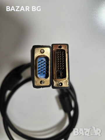 ★ █▬█ █ ▀█▀ ★ Кабел DVI - VGA, снимка 2 - Кабели и адаптери - 53225467