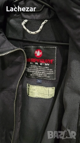 Мъжко зимно яке ватирано отвътре размер L, снимка 3 - Якета - 52436027