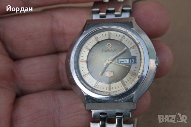 Швейцарски мъжки часовник ''Omax'' 25 камъка, снимка 2 - Мъжки - 43490330