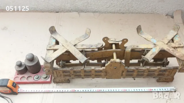 стар кантар везна с тежести , снимка 14 - Антикварни и старинни предмети - 49762109