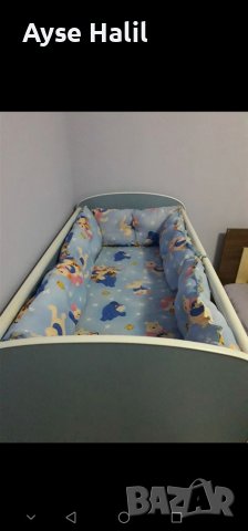 Бебешко легло с матрак и обиколници