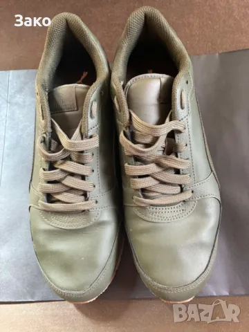 Зелени кожени сникърси PUMA OPTIMAL COMFORT, снимка 2 - Маратонки - 49962321