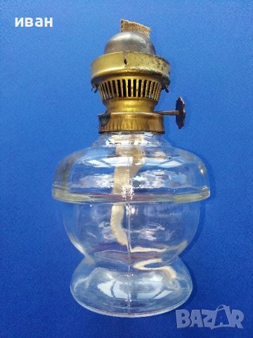 Малка газена лампа, снимка 2 - Антикварни и старинни предмети - 43348213