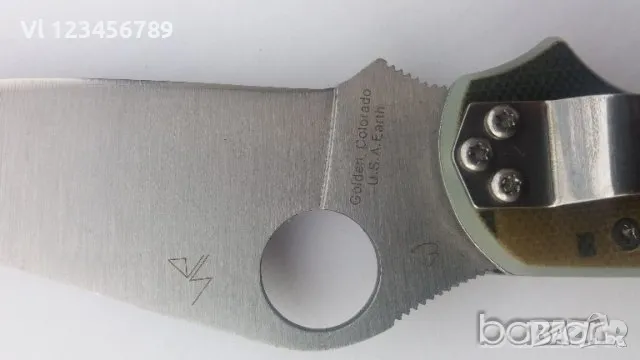 Сгъваем нож Spyderco CPM-S30V - FA35, 80х210мм, снимка 5 - Ножове - 48132542