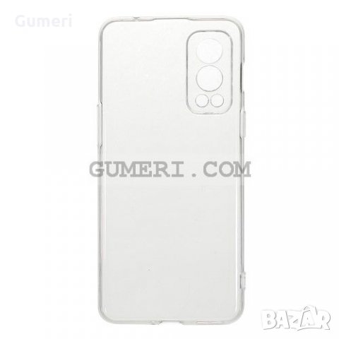 OnePlus Nord 2 5G - Силиконов Гръб със Защита за Камерата - Прозрачен, снимка 5 - Калъфи, кейсове - 35099465