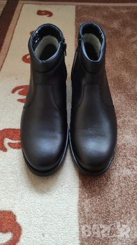 Стилни мъжки боти от естествена кожа!Номер-46
