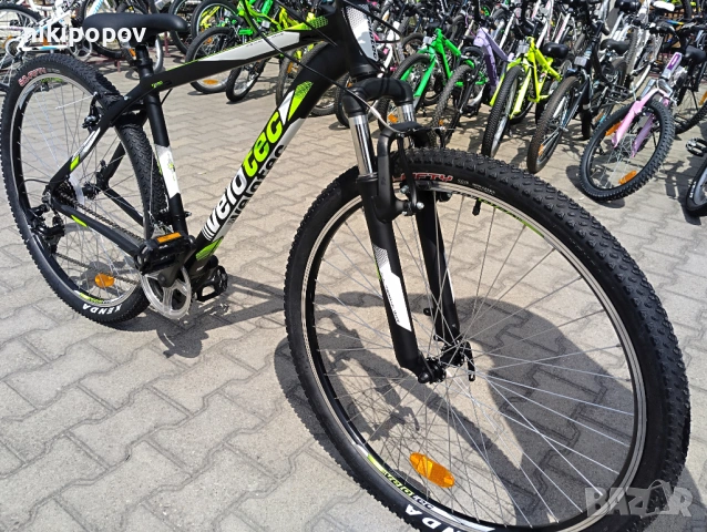 SPRINT Алуминиев велосипед 29" Velotec PRO черен/зелен, снимка 4 - Велосипеди - 53563901
