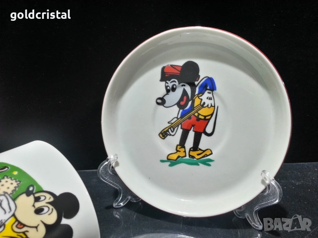 Стар български порцелан детски комплект , снимка 4 - Антикварни и старинни предмети - 53329082