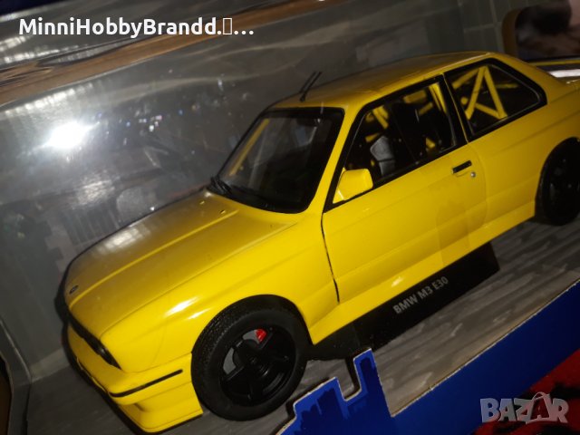 BMW  M3   E30  YELLOW 1.18  SOLIDO .TOP.TOP.TOP., снимка 2 - Колекции - 38189038