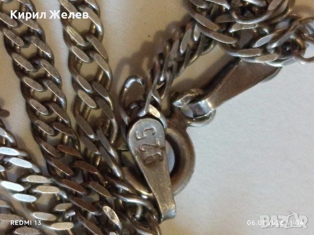 Антикварно винтидж бижу сребро с БАЛТИЙСКИ КЕХЛИБАР ювелирна изработка 30668, снимка 5 - Антикварни и старинни предмети - 53003994