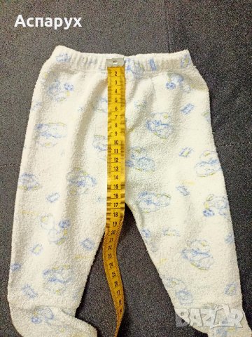 Бебешки хавлиени ританки 0-3 месеца, снимка 3 - Панталони и долнища за бебе - 43243932