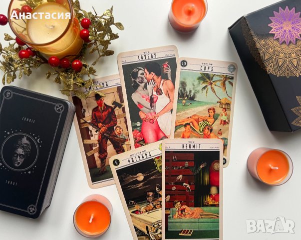 Zombie Tarot — Карти Таро Зомби (Копие), снимка 1 - Езотерика - 40748378