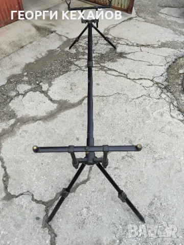 риболовна стойка fox и принадлежности,кеп, калъф, топчета 