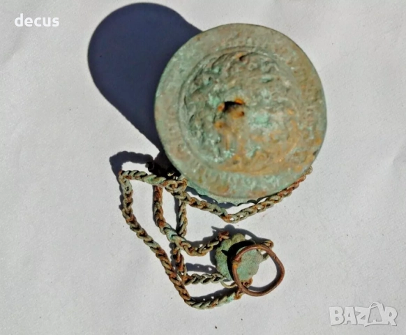 Антикварен православен висящ кадилник – XVIII век кандило, снимка 9 - Антикварни и старинни предмети - 51463316