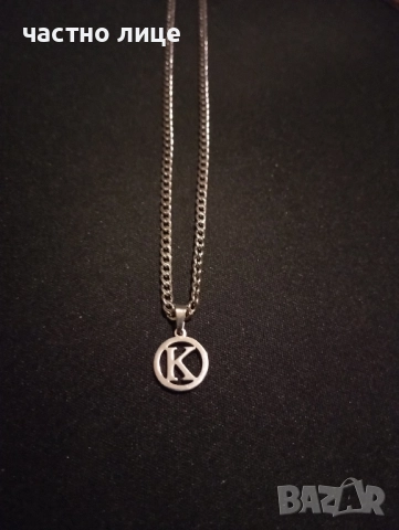 Медальон с буква (К)