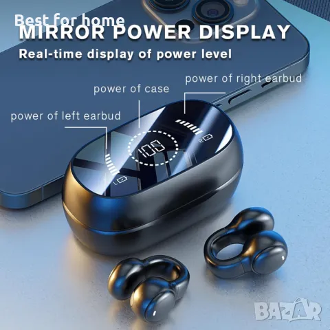 Bluetooth слушалки M47, V5,4 BORN FOR SPORTS, снимка 6 - Bluetooth слушалки - 47445879