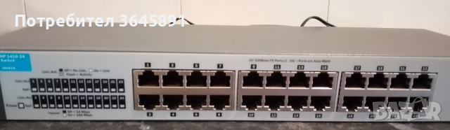 Суич HP ProCurve 1410-24 J9663A 24-Port unmanaged , снимка 1 - Суичове - 44901811