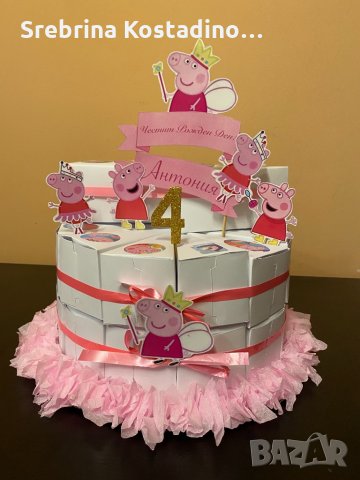 Картонена торта “Пепа пиг” в Други в гр. Поморие - ID33655647 — Bazar.bg