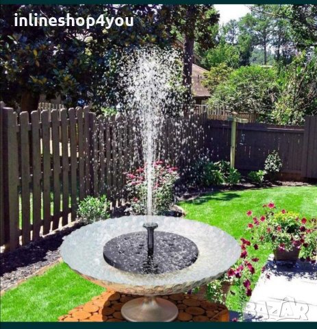 Соларен фонтан за градина, снимка 4 - Градински мебели, декорация  - 33375141