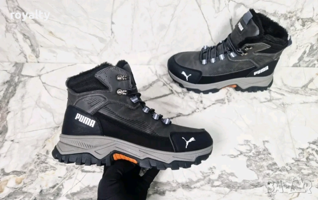 Puma Мъжки Ватирани Боти 40-46 Номер , снимка 3 - Мъжки боти - 52510418