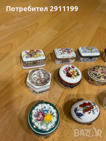 12 порцеланови кутийки, снимка 4 - Декорация за дома - 39731367