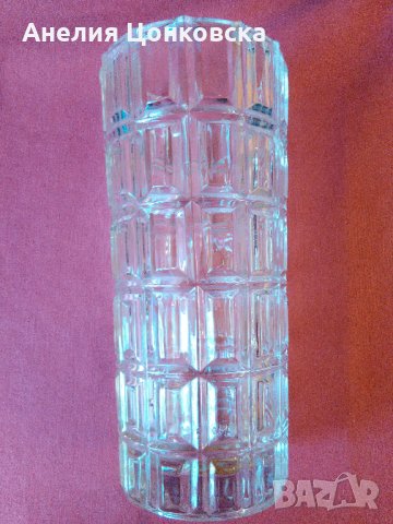 Масивна кристална ваза, снимка 4 - Антикварни и старинни предмети - 27977290